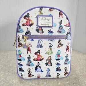 Disney Parks Princesses Princess Dress Silhouettes Loungefly Mini Backpack NWT